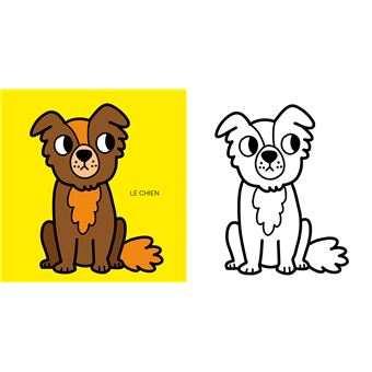 L'imagier de la ferme à colorier