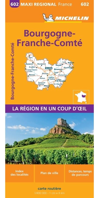 Carte Régional Bourgogne-Franche-Comté -  Collectif - (donnée non spécifiée)