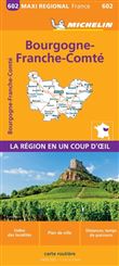 Carte Régional Bourgogne-Franche-Comté