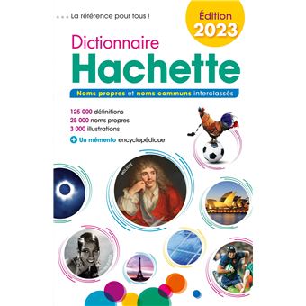 Dictionnaire hachette 2023