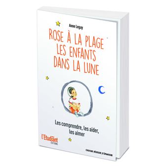 Rose à la plage, les enfants dans la lune
