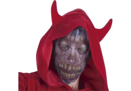 Cagoule en tissu tête de mort zombie Rubie’s