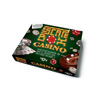 Escape Box Casino - Escape game adulte de 3 à 6 joueurs - Dès 14 ans e