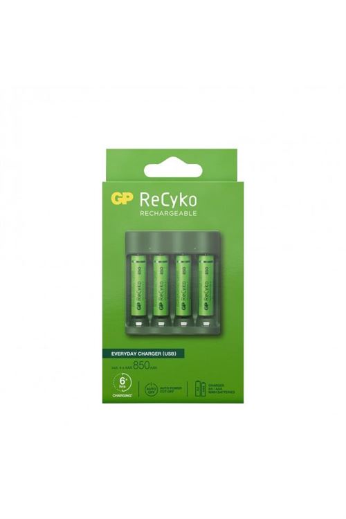 GP 850 MAH AAA LR03 USB CHARGER B421