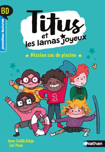Titus et les lamas joyeux BD - Mission sac de piscine