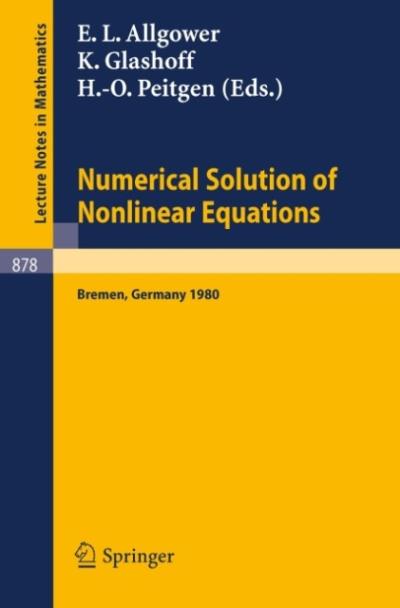 Numerical solution of nonlinear equations