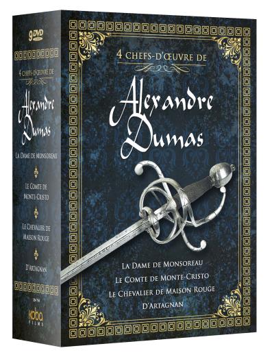Coffret 4 chefs d’œuvre d’Alexandre Dumas DVD