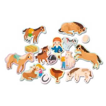 Ma pochette de gommettes - 100 poneys et les chevaux