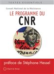 Le programme du CNR (Conseil National de la Résistance)