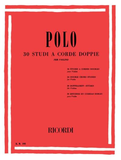 30 studi a corde doppie per violino violon