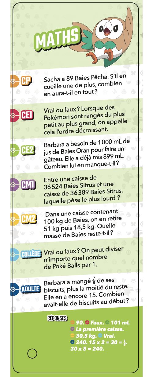 Les Incollables Les Incollables Quiz Famille Pokemon Collectif Boite Ou Accessoire Achat Livre Fnac