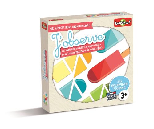 Jeu de découverte Mes associations Montessori : J’observe
