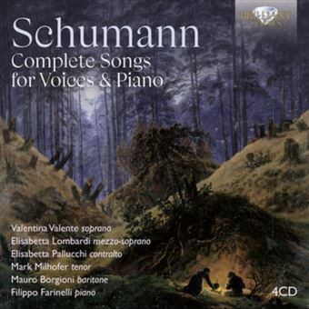 Schumann-Compl.Songs Voices &Pn - 4 CDs