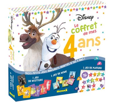DISNEY - + 3 jeux - Disney - Le coffret de mes 4 ans (Olaf et Sven) -  Collectif -, Livre tous les livres à la Fnac