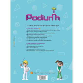 Podium Mathématiques EB1 Livre-cahier