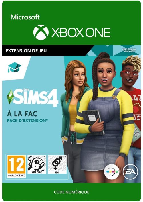 Code de téléchargement The Sims 4: Discovery University EP8 Xbox One Microsoft