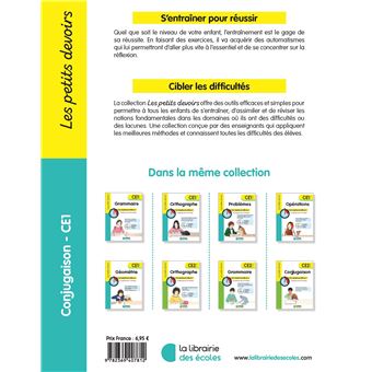 Les petits devoirs - Conjugaison CE1
