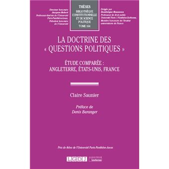 La doctrine des « questions politiques »