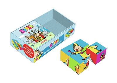 Doosje met kartonboek en puzzel