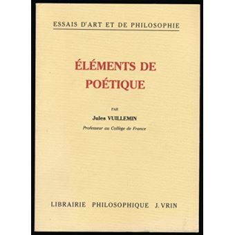 Éléments de poétique (sur la Poétique d'Aristote)