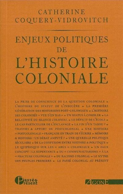 Enjeux politiques de l’histoire coloniale - Catherine Coquery-Vidrovitch - broché