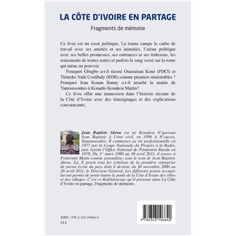 La Côte d'Ivoire en partage