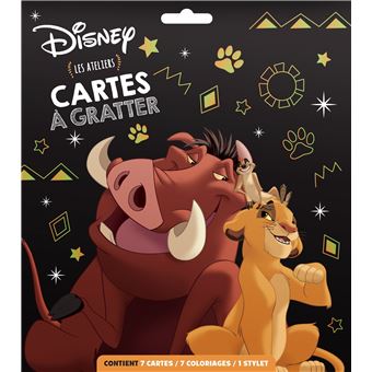 DISNEY ANIMAUX - Pochette Cartes à gratter
