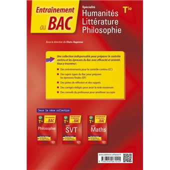 Spécialité Humanités, Littérature et Philosophie - Terminale