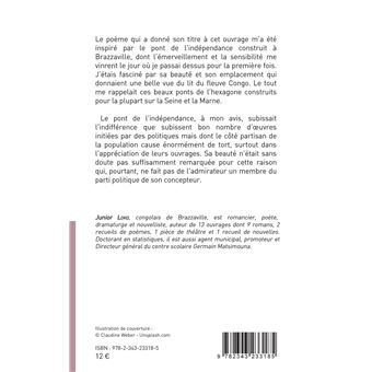 Le pont de l'indépendance. Recueil de poèmes