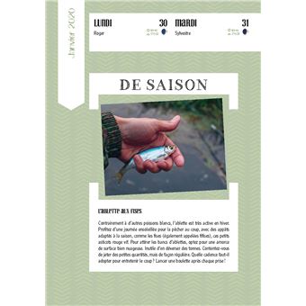 Almanach du pêcheur eau douce & mer 2020