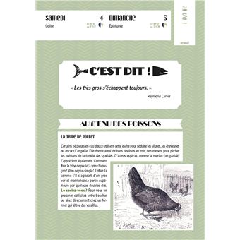 Almanach du pêcheur eau douce & mer 2020