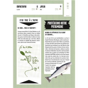 Almanach du pêcheur eau douce & mer 2020