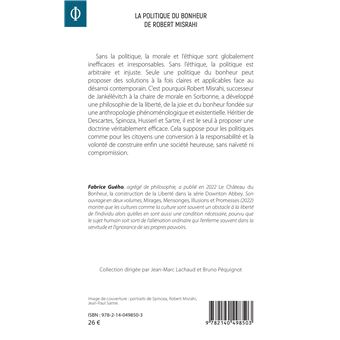 La politique du bonheur de Robert Misrahi