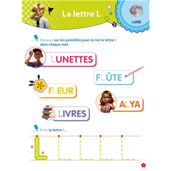 Miraculous - J'apprends à écrire les majuscules PS - MS (3-5 ans)