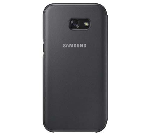 Samsung Neon Flip Cover EF-FA320 - Mobiele telefoon Flip Cover - Zwart - voor Galaxy A3 (2017)