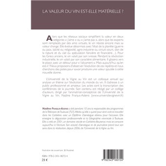 La valeur du vin est-elle matérielle ?