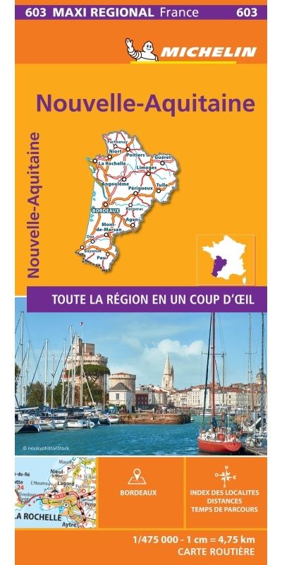 Carte Régional Nouvelle Aquitaine -  Collectif - (donnée non spécifiée)