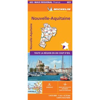 Carte Régional Nouvelle Aquitaine