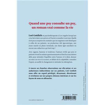 Tu devrais peut-être en parler à quelqu'un