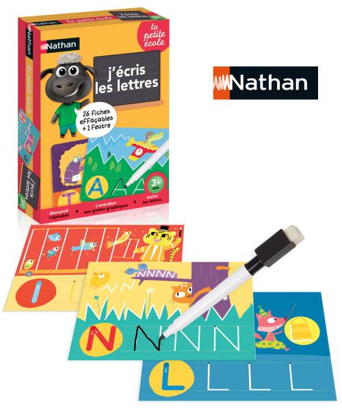 Jeu découverte J’écris les lettres Nathan