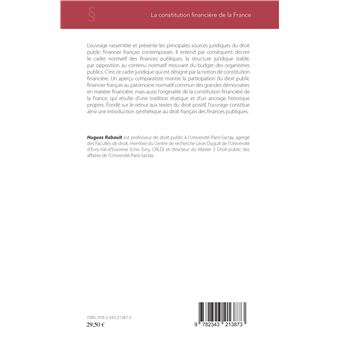 La constitution financière de la France