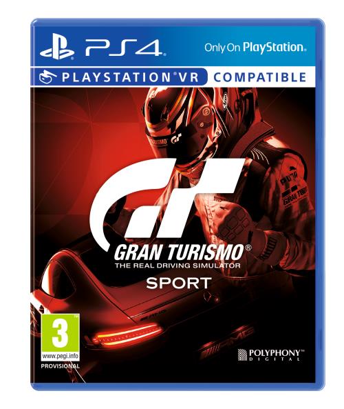 Pochette avant du jeu Gran Turismo Sport PS4