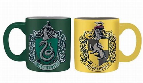 Set 2 mini-mugs Harry Potter Serpentard & Poufsouffle 110 ml