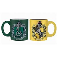 Set 2 mini-mugs Harry Potter Serpentard & Poufsouffle 110 ml