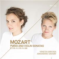 Sonates pour violon et piano K376  K379 et K526