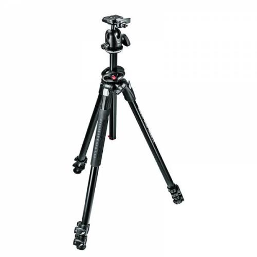 Manfrotto Set Statief MK290DUA3 + Knieschijf 496RC2