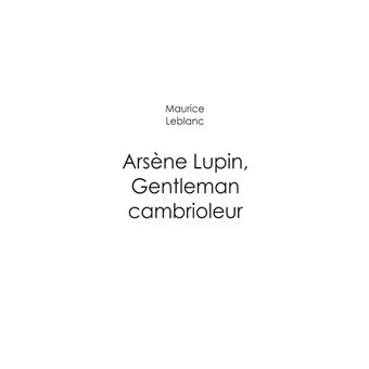 Arsène Lupin