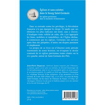 Églises et sans-culottes dans le bourg Saint-Germain