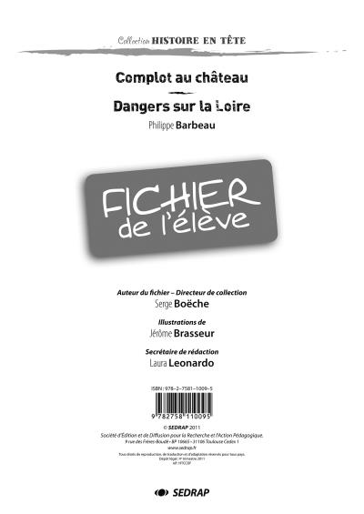 Complot au chateau - fichier