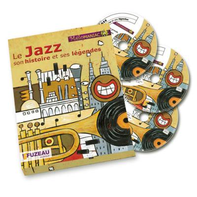 LE JAZZ SON HISTOIRE ET SES LEGENDES :LIVRE + 3CD MA-109276